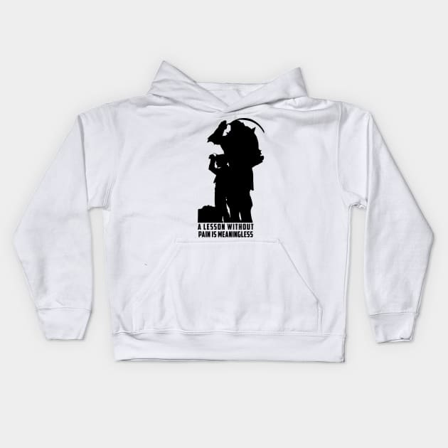 Edward and Aplhonse Elric FullMetal Alchemist Kids Hoodie by SirTeealot